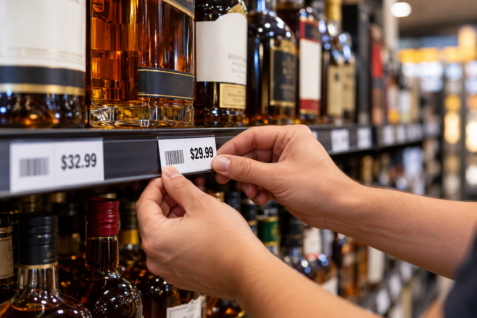 Automatic Shelf Label Printing